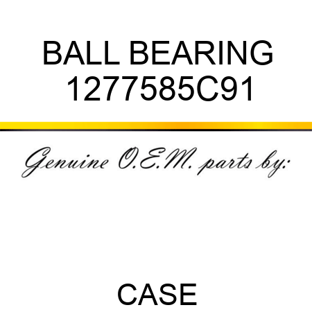 BALL BEARING 1277585C91