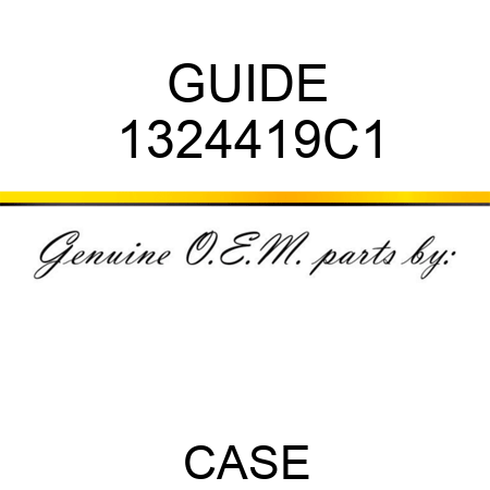 GUIDE 1324419C1