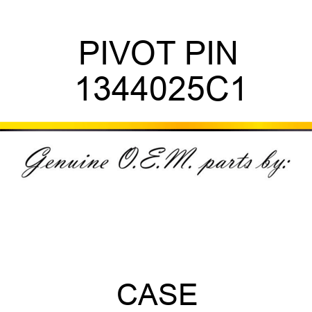 PIVOT PIN 1344025C1
