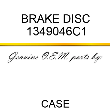 BRAKE DISC 1349046C1
