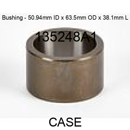 Bushing - 50.94mm ID x 63.5mm OD x 38.1mm L 135248A1