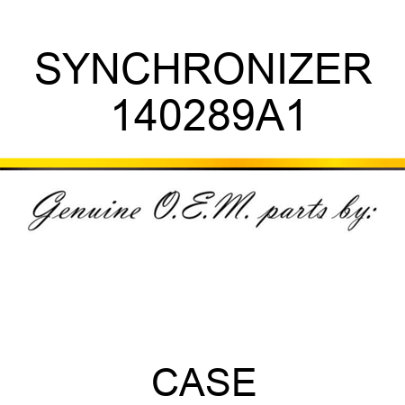 SYNCHRONIZER 140289A1
