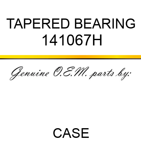 TAPERED BEARING 141067H