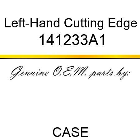 Left-Hand Cutting Edge 141233A1