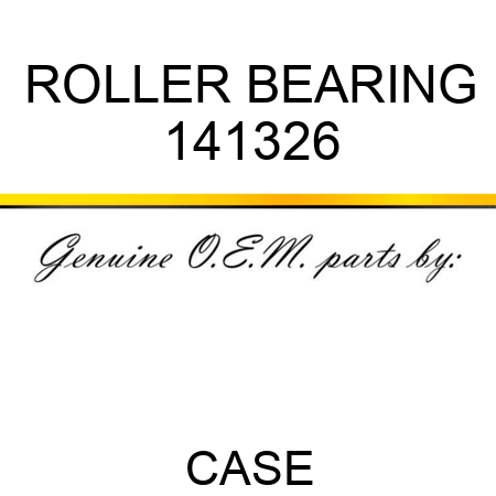 ROLLER BEARING 141326