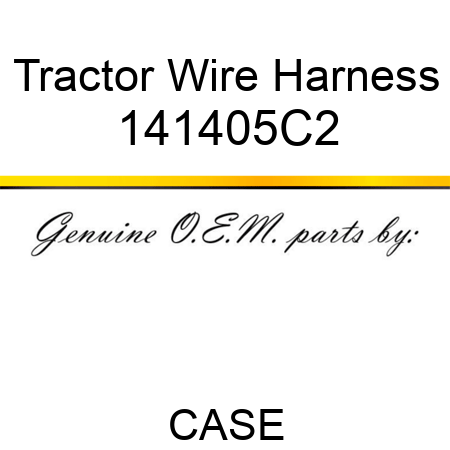 Tractor Wire Harness 141405C2
