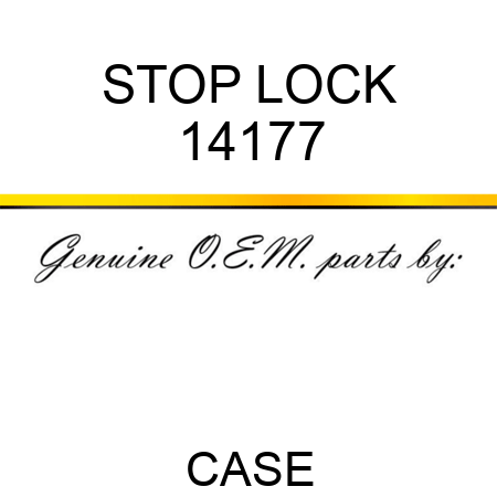 STOP LOCK 14177