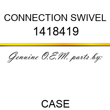 CONNECTION, SWIVEL 1418419