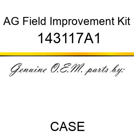 AG Field Improvement Kit 143117A1