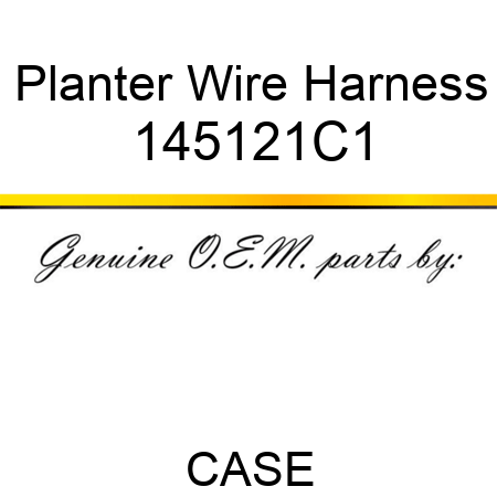 Planter Wire Harness 145121C1