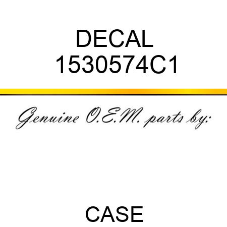 DECAL 1530574C1