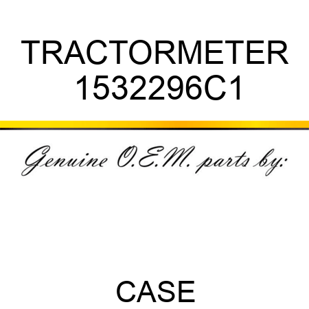 TRACTORMETER 1532296C1