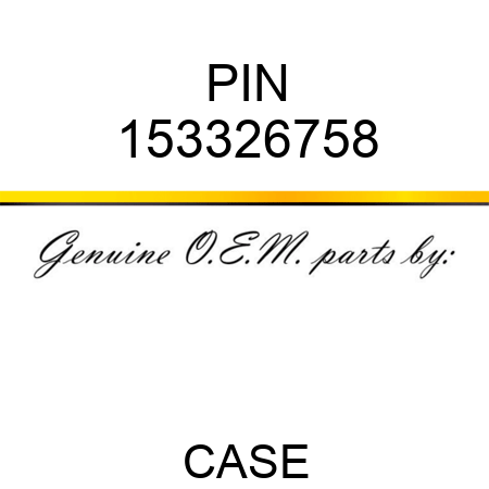 PIN 153326758