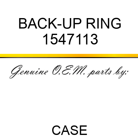 BACK-UP RING 1547113