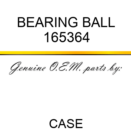BEARING, BALL 165364