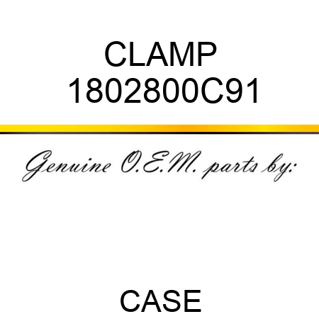 CLAMP 1802800C91