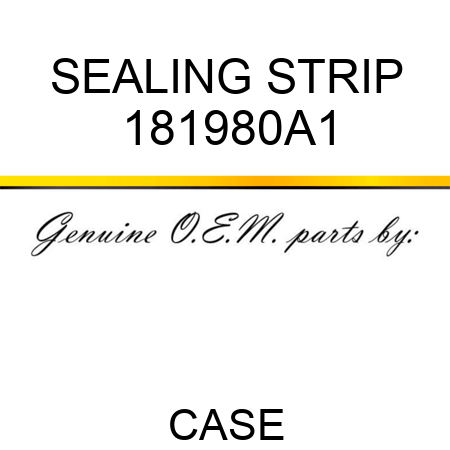 SEALING STRIP 181980A1