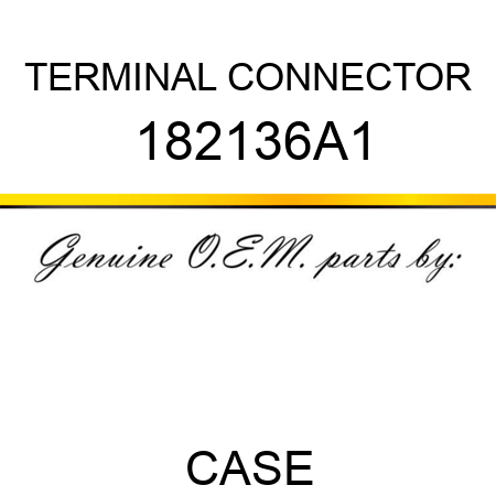 TERMINAL CONNECTOR 182136A1