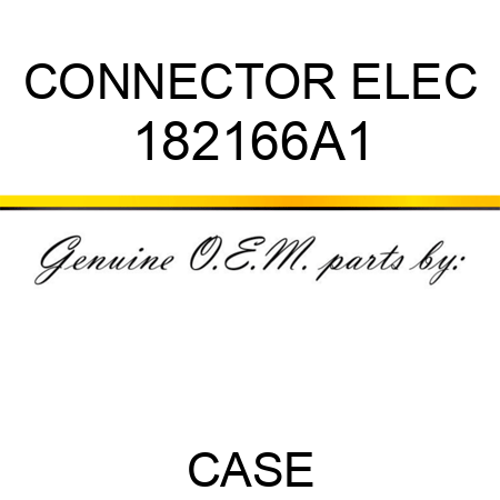 CONNECTOR, ELEC 182166A1