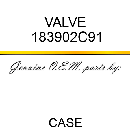 VALVE 183902C91