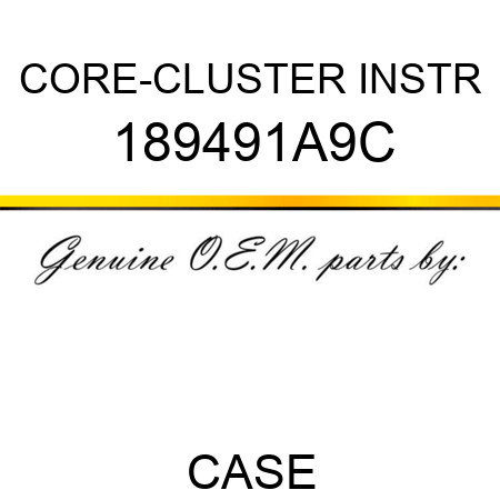 CORE-CLUSTER, INSTR 189491A9C