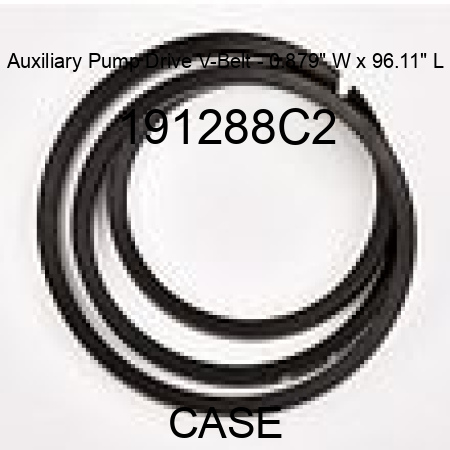 Auxiliary Pump Drive V-Belt - 0.879" W x 96.11" L 191288C2