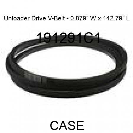 Unloader Drive V-Belt - 0.879" W x 142.79" L 191291C1