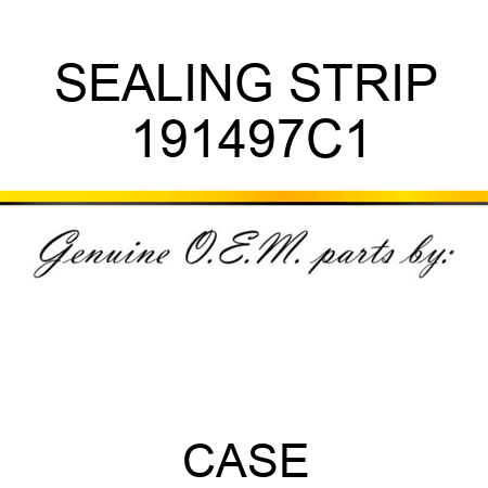 SEALING STRIP 191497C1