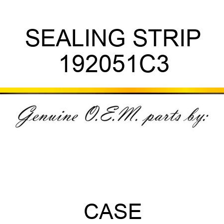 SEALING STRIP 192051C3