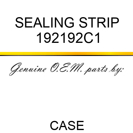SEALING STRIP 192192C1