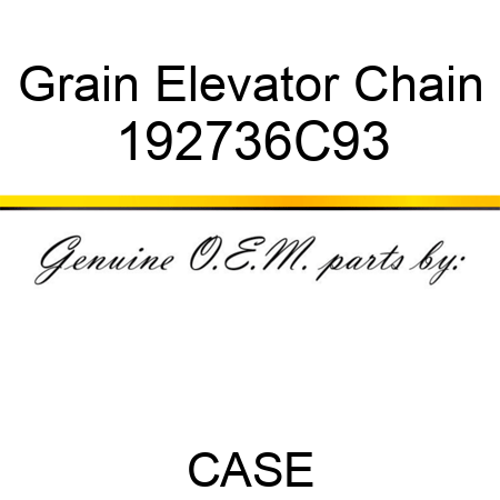 Grain Elevator Chain 192736C93