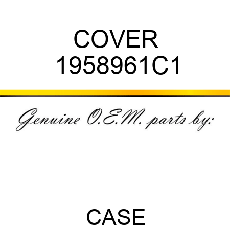 COVER 1958961C1