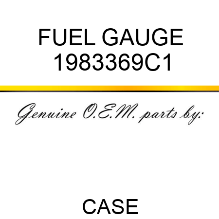 FUEL GAUGE 1983369C1