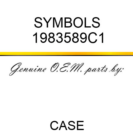 SYMBOLS 1983589C1