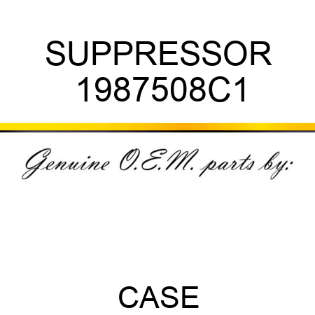 SUPPRESSOR 1987508C1