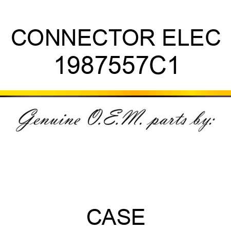 CONNECTOR, ELEC 1987557C1