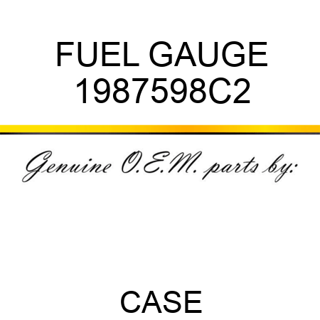 FUEL GAUGE 1987598C2