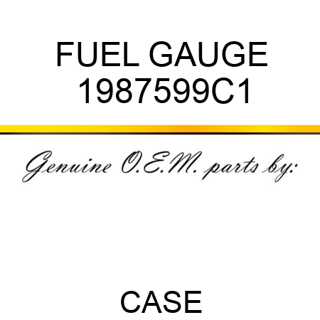 FUEL GAUGE 1987599C1