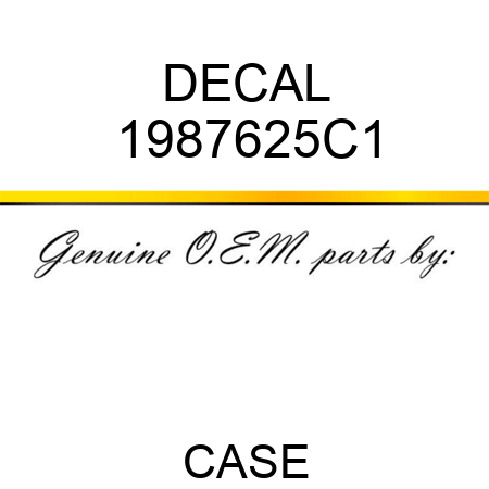 DECAL 1987625C1