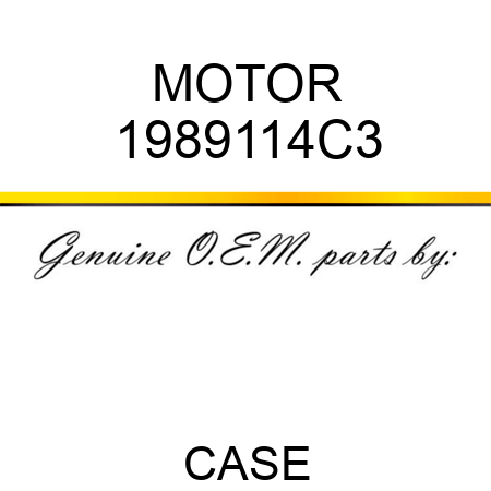 MOTOR 1989114C3