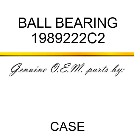 BALL BEARING 1989222C2