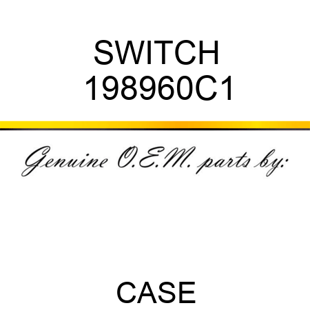SWITCH 198960C1