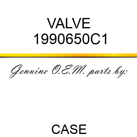 VALVE 1990650C1