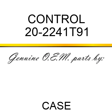 CONTROL 20-2241T91