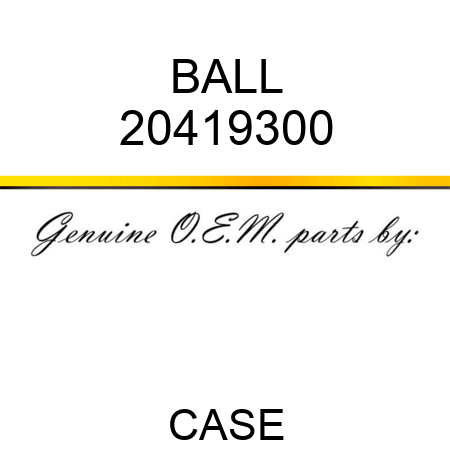 BALL 20419300