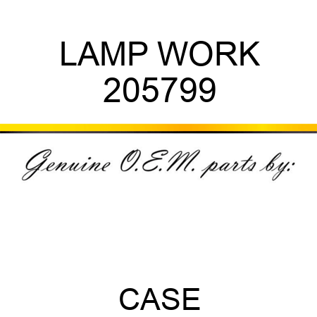 LAMP, WORK 205799