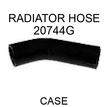 RADIATOR HOSE 20744G