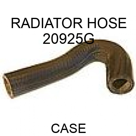 RADIATOR HOSE 20925G