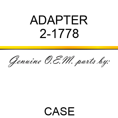ADAPTER 2-1778