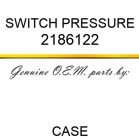 SWITCH PRESSURE 2186122